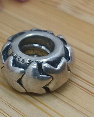 charm pandora shooting star spacer in argento 925 