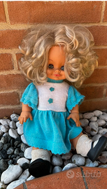 BAMBOLA PARLANTE FURGA SEBINO ANNI 70 VINTAGE