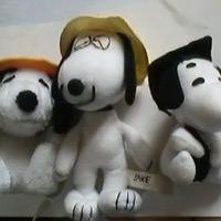 4 pupazzetti serie "SNOOPY" Peanuts arredo o gioco