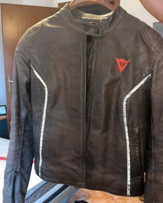 Giubbotto moto con protezione