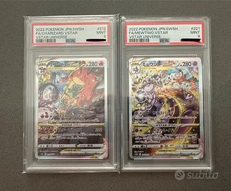 Charizard e mewtwo psa 9