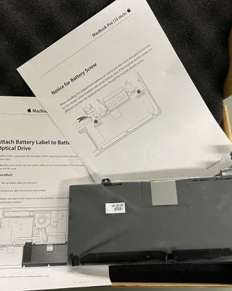 Apple Batteria MacBookPro 13" mid2009 to 2012