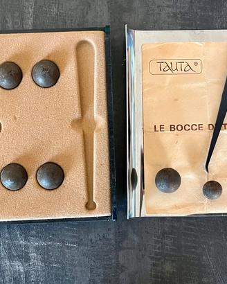 Raro set “ Le Bocce di Tauta “ Milano - anni 70/80