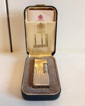 Accendino Dunhill Rollagas in argento
