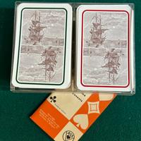 Carte da gioco ASS retro con veliero anni 60/70 ra
