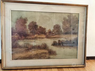 Quadro dipinto tela di Albino Cameroni