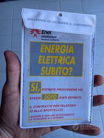 Storiche istruzioni ENEL autoattivazione contatore