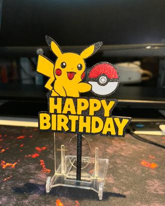 DECORAZIONE TORTA POKEMON PIKACHU
