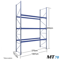 Scaffali portapallet h450