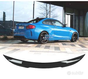 SPOILER ALETTONE BMW F22 LOOK M4 NERO LUCIDO