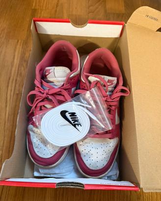 W Nike dunk low white/arched pink