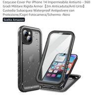 Cover nera per iphone 14