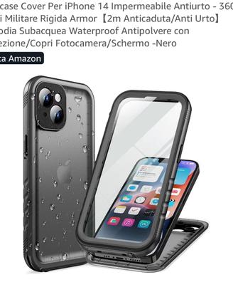 Cover nera per iphone 14