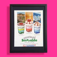 Pubblicità originale vintage Smeralda Alemagna