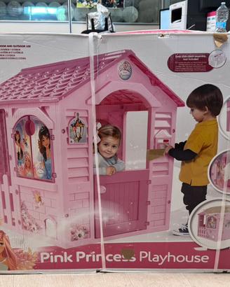 Casetta Pink princess Play house