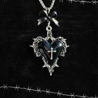 Collana Gothic Cuore Nero