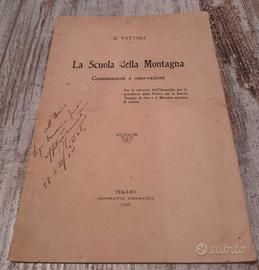 LA SCUOLA DELLA MONTAGNA D. TATTOLI TERAMO 1926
