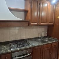 cucina in legno castagno 