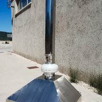 Cappa inox aspirante per barbecue