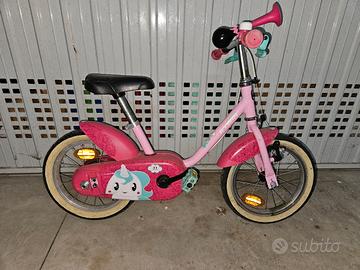 bici bimba 14" (con rotelle)