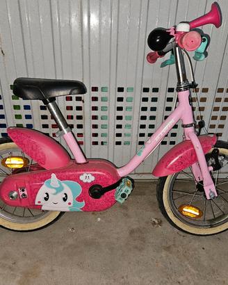 bici bimba 14" (con rotelle)