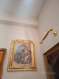 quadro antico con madonna