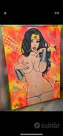 Wonder Woman quadro pop art