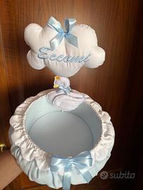 Porta confetti nascita