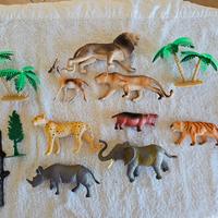 Set animali jungla tigri elefanti ecc ben fatti