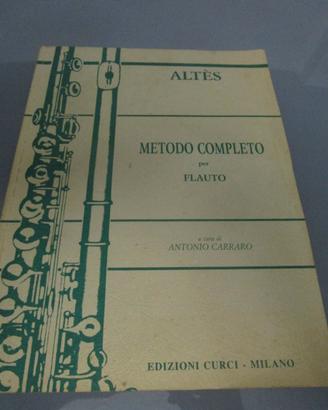 Altes Metodo completo per flauto Spartito musicale