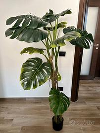 Monstera pianta artificiale realistica