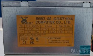 Alimentatore PC PEER modello DR-A250ATX