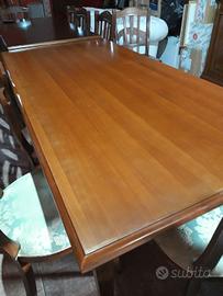 Mobile basso con tavolo è. 6 sedie 