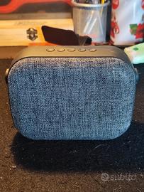 Cassa Bluetooth rivestita in tela