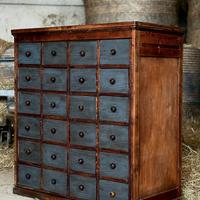 Cassettiera industriale anni 30