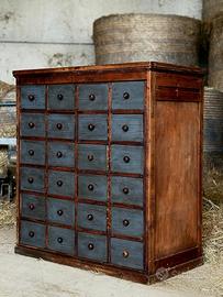 Cassettiera industriale anni 30