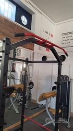 Rack più 2 bilancieri olimpionici più porta dischi