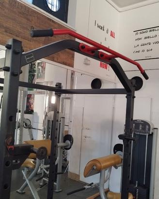 Rack più 2 bilancieri olimpionici più porta dischi