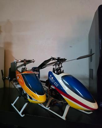 Lotto 2 elicotteri RC 450, uno con FBL Align