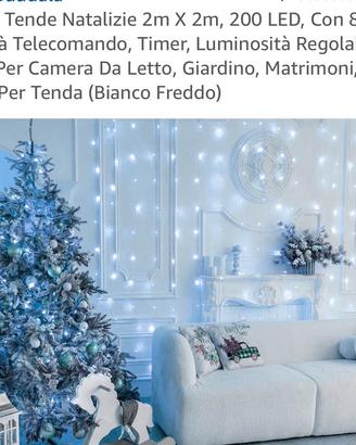 Luci di Natale per tende