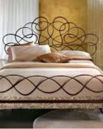 Letto in ferro battuto marca "Ciacci"