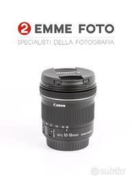 CANON EFS 10-18/4,5-5,6 IS - USATO GARANTITO