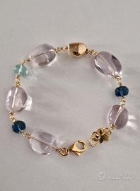 Bracciale pietre dure in argento 925 