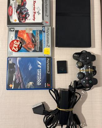PlayStation 2 Slim completa+ 3 giochi