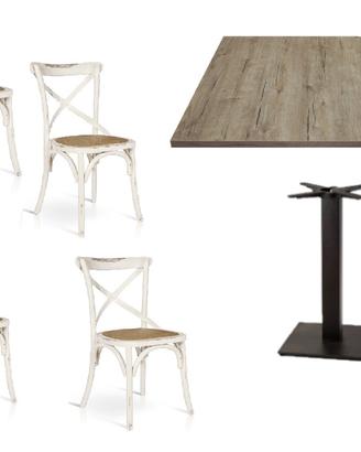 Set Cod921 Sedie Tavoli Pub Bar Ristorante