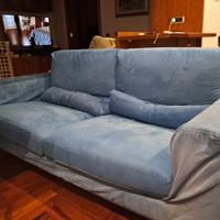 divano poltrone e sofa 2 posti più pouff