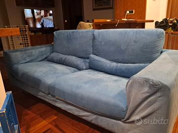 divano poltrone e sofa 2 posti più pouff