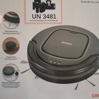 Robot aspirapolvere Severin di colore nero.