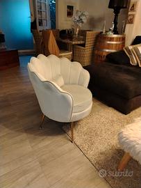 poltrona in velluto