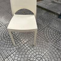 Lotto sedie in plastica